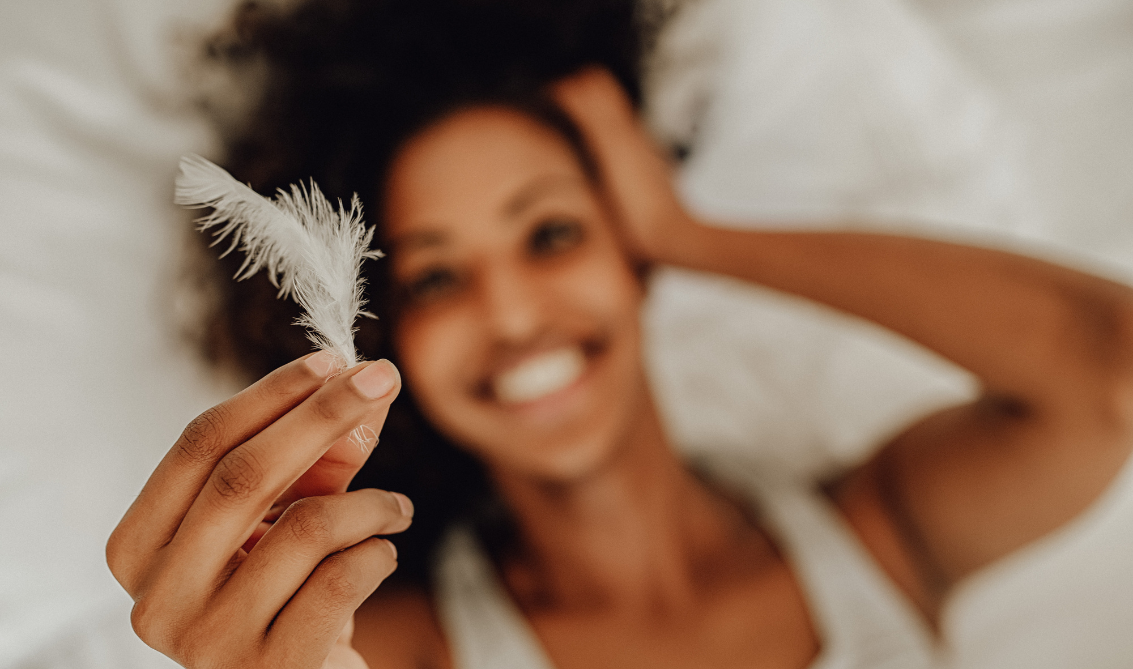 Federn als Zeichen der Schutzengel - diamondangel.de